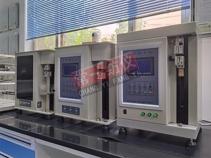 YG004电子单纤维强力机（气动夹持）