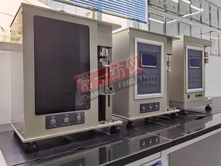 YG004电子单纤维强力机（气动夹持）